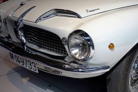 Pegaso Z-102 Touring Superleggera (1955) V8 3.2L Hubraum - letzte Ausbaustufe des Z-102 - Pegaso-Sonderschau in der Autoworld Brüssel (2018/2019)