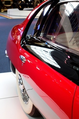 Pegaso Z-102 Touring Superleggera Thrill (1953) V8 2.8L Hubraum - mit Sicherheitsgurten - Pegaso-Sonderschau in der Autoworld Brüssel (2018/2019)