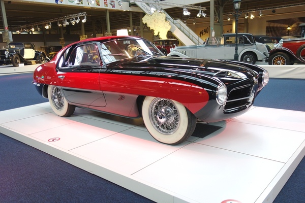 Pegaso Z-102 Touring Superleggera Thrill (1953) V8 2.8L Hubraum - mit Sicherheitsgurten - Pegaso-Sonderschau in der Autoworld Brüssel (2018/2019)