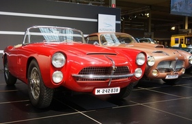 Pegaso Z-103 Serra Spider (1956) V8 2.8L Hubraum - Pegaso-Sonderschau in der Autoworld Brüssel (2018/2019) (1956)