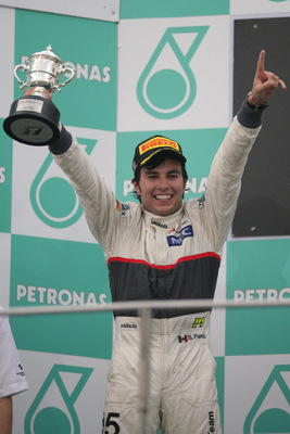 Image: Perez finishes 2nd at the Malaysian GP - 50 years of Sauber Motorsport