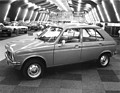 Peugeot 104 (1973) - vier Türen für den kompakten Wagen, günstige 8'975 Franken - am Genfer Automobilsalon von 1973