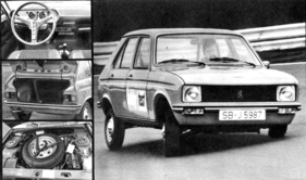 Peugeot 104 (1975) - der kleinste Viertürer, aber mit konsequenter Raumausnutzung