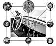 Peugeot 202 (1938) - Armaturenbrett - aus der Bedienungsanleitung