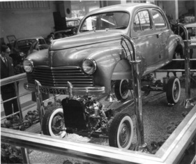 Peugeot 203 (1954) - sehr lehrreiches Ausstellungsmodell - Genfer Automobilsalon 1954