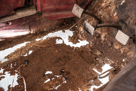 Peugeot 203 Cabriolet Worblaufen (1951) - in der Sonderaussstellung "Scheunenfunde" des Pantheons im Sommer 2015