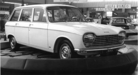 Peugeot 204 (1965) - als Kombi auf dem Pariser Autosalon