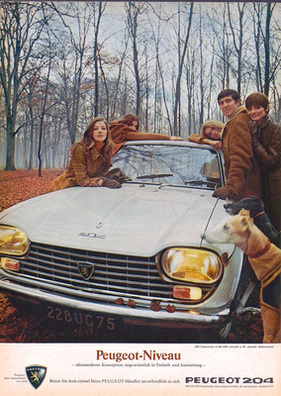 Peugeot 204 (1968) - in der Werbung - Peugeot-Niveau (1968)