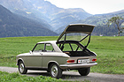 Peugeot 204 Coupé (1968) - die Heckklappe reicht nicht bis zu den Stossstangen