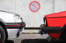 Peugeot 205 GTI (1991) - der Peugeot hat die Stosstange vorne höher (© Daniel Reinhard, 2016) Peugeot 205 GTI (1991) - der Peugeot hat die Stosstange vorne höher (© Daniel Reinhard, 2016)