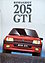 Peugeot 205 GTI - Titelseite des Verkaufsprospekts des Jahres 1988 (© Zwischengas Archiv, 1988) Peugeot 205 GTI - Titelseite des Verkaufsprospekts des Jahres 1988 (© Zwischengas Archiv, 1988)