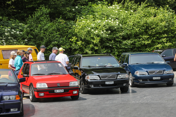 Peugeot 205 GTI und zweimal Volvo Kombi - Youngtimer Stockental 2025