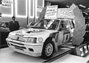 Peugeot 205 T16 (1985) - dank spektakulären Rallye-Siegen des 4x4-Rennwagens Prestigegewinn für die Serien-205-Modelle - Genfer Automobilsalon 1985