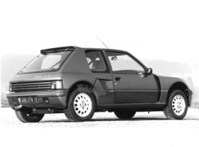 Peugeot 205 Turbo 16 (1985) - die strassentaugliche Variante, wie sie 180 Mal für knapp über 90'000 DM verkauft wurde