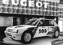 Peugeot 205 Turbo 16 4x4 (1983) - noch im Prototypenstadium befindet sich der 320 PS starke Mittelmotor-Rallye-Wagen - am Genfer Automobilsalon von 1983