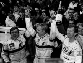 Peugeot 205 Turbo 16 - Der Sieger Vatanen, der dritte Salonen und der zweite Röhrl beim Rallye Monte Carlo 1985
