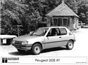 Image: Peugeot 205 XT (1985) - Model year 1985 as a three-door model
