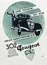Image: Peugeot 302 (1936) - beautifully demonstrates the pursuit of a streamlined form.