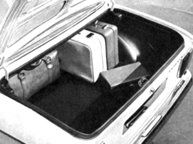 Peugeot 304 (1969) - Blick in den Kofferraum