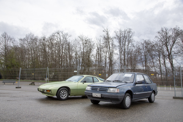 Peugeot 309 (1988) – einer von wenigen auf dem Aussengelände – Swiss RetroMecanika 2023