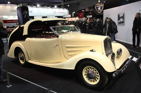 Peugeot 401 Coupé Transformable Eclipse (1935) - in den Jahren 1934/1935 wurden 100 Eclipse-Modelle auf den Chassis 401 und 601 gebaut (Rétromobile 2013)