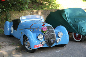 Bild Peugeot 402 Darl'Mat (1938) - ganz besonderes Vorkriegscabriolet - 40. Oldtimer-Meeting Baden-Baden 2016