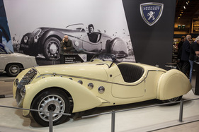 Bild Peugeot 402 Roadster Darl'mat (1938) - eines der schönsten Autos Frankreichs - Rétromobile Paris 2016
