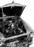 Peugeot 403 (1955) - Blick in den Motor