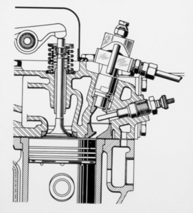 Peugeot 403 (1960) - Dieselversion mit Brennraum Ricardo