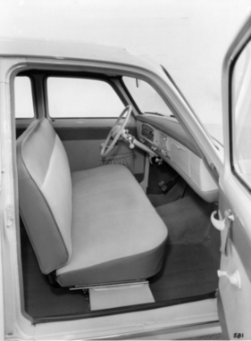 Peugeot 403 (1960) - durchgehende Sitzbank vorne (1960)
