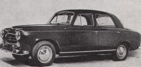 Peugeot 403 B & 403 BD Berline Grand Luxe (1964)