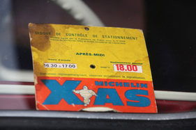 Peugeot 403 BD (1965) - Blaue-Zone-Karte aus der Zeit