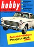 Peugeot 404 (1960) - auf dem Titelbatt der Zeitschrift 'hobby' im Jahr 1960