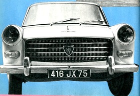 Peugeot 404 (1960) - die 'Sensation' von vorne