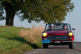 Peugeot 404 Cabriolet (1965) am 11. RAID Prolog Zürich
