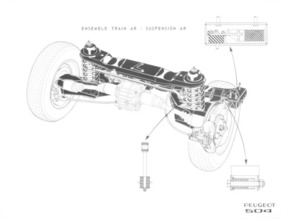 Peugeot 504 (1969) – Hinterachse