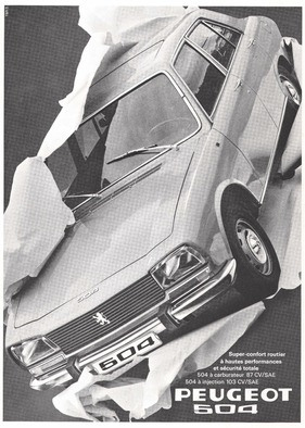 Peugeot 504 (1969) - Werbung aus dem Jahre 1969 -