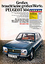 Peugeot 504 (1973) - Werbung - Grosses braucht keine grossen Worte