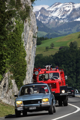 Peugeot 504 (1979) - auf der RUndfahrt am Alpnachersee - Oldtimer in Obwalden (O-iO) 2019