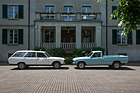 Peugeot 504 Break (1981) - links Kombi, rechts die Pickup-Version 504 F von 1986