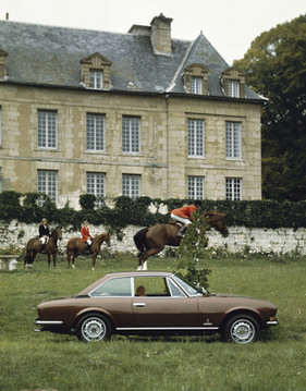 Peugeot 504 Coupé (1977) - mit passendem Hintergrund