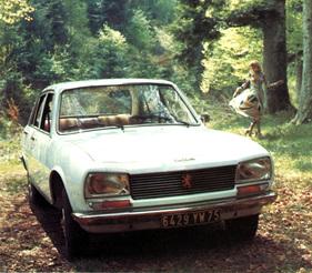 Peugeot 504 L (1974) - in der freien Natur