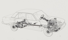 Peugeot 604 (1976) – Antriebsstrang