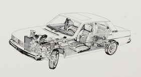 Peugeot 604 (1976) – Durchsichtszeichnung