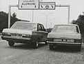Peugeot 604 (1976) – Peugeot 604 und Mercedes 240 D nebeneinander