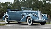 Image: Pierce-Arrow De Luxe Eight Convertible Sedan (1936) - as lot 150 at the Broad Arrow Amelia Island Auction 2025