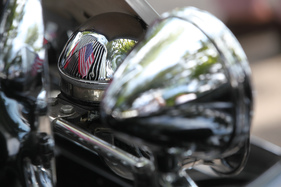 Pierce Arrow Modell 42 (1931) - mit amerikanischer Flagge - am ZCCA 2016