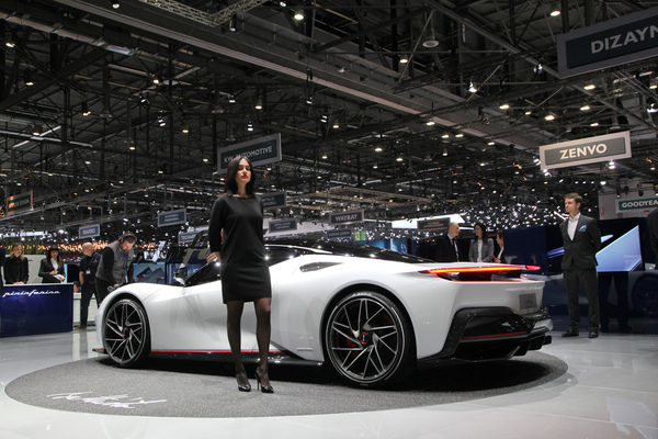 Pininfarina Battista (2019) - Präsentation des Supersportwagens mit Elektrotechnik - Genfer Automobilsalon 2019