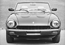 Pininfarina Spidereuropa (1985) – zwei verchromte Rundrohre mit reichlich Gummibesatz bilden den Stossfänger