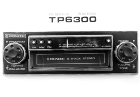 Pioneer TP 6300 mit Achtspur-Tonband